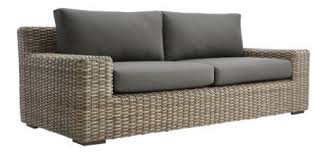 Cayman Outdoor Sofa With Sunbrella Cushions Shown In Sunbrella Graphite Outdoor Sofa Sunbrella Cushions Clearance Outdoor Furniture