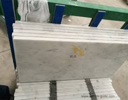 Staircase flooring are ideal interior decorative items that can go with every type of residential houses or commercial properties. Chinese Bianco Carrara White Marble Tiles For Bathroom Flooring Staircase Wall Design China White Marble Tile Marble