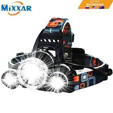 Ezk20 Dropshipping Portable T6 Led Headlamp Headlight Flashlight Hard Hat Torch Light For Camping Fishing No Battery No Char Torch Light Led Headlamp Fish Camp