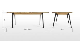 Lucien Ausziehtisch Helles Mangoholz Esstisch Ausziehbar Ausziehtisch Esstisch Beleuchtung