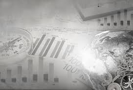 Business wallpaper black and white. Financial Business Theme Wallpaper For Offices Wall Decor