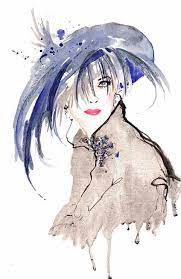 Ascot Hat With Feathers Feather Fashion Illustration Feather Fashion Illustration