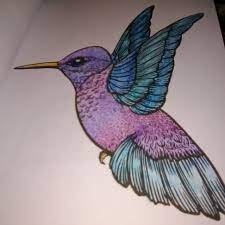 Free printable hummingbird coloring pages. This Is From Mantra Craft Hummingbird Coloring Book I Got Off Amazon A While Ago And It S One Of My Favorite Pages I Ve Done In The Book I Love How It Came