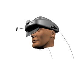 3: Complete integrated system of the head mounted display with the face... 