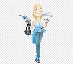 I have been typing letters since ten o'clock. Woman Drawing Housewife Handicraft Mother Figurine Kitchen Blue Toy Costume Drawing Woman Cartoon Png Pngwing