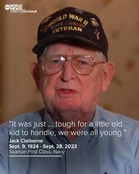 World War II veterans Irving Locker, Andrew "Tim" Kiniry, Jake Ruser,  Harold McMurran, Jack Claiborne, Onofrio Zicari, Alan Kinder, Harold  Himmelsbach reflect