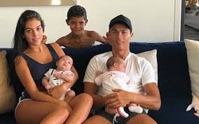 Footballer cristiano ronaldo 'dumped model girlfriend irina after she refused to attend his mother's surprise birthday party'. Cristiano Ronaldo Posts First Photo Of His Growing Family