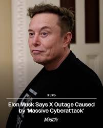 After several hours of recurring outages Monday, Elon Musk took to X to  explain why his social media network experienced widespread technical  problems. “There was (still is) a massive cyberattack against 𝕏,”