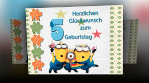 Herzlichen Gluckwunsch Zum 5 Geburtstag Junge Youtube