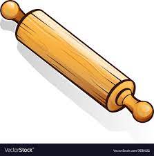 Rolling Pin Cartoon Isolated On White Download A Free Preview Or High Quality Adobe Illustrator Ai Eps Rolling Pin Watercolor Flower Background Whimsical Art