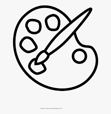 You'll find the famous mario and sonic, as well as characters from newer games like fortnite, angry birds, skylander. Paint Palette Coloring Page Paint Coloring Page Hd Png Download Kindpng