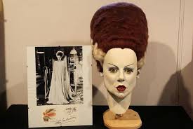 Add hairspray to the white streaks for an extra secure finish. Pin By April Walker On Old Hollywood Bride Of Frankenstein Retro Horror Hollywood Monsters