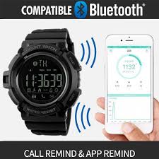 Skmei 1245 Skmei 1245 Bluetooth Skmei 1245 Akilli Saat 1245 Fonksiyonlar Bluetooth Cagri Hatirlatmak Kamera Kontrol Kalori App Hat Bluetooth Led Moda