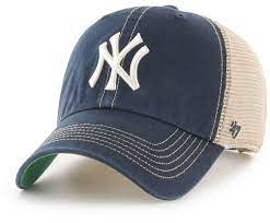 New York Yankees 47 Brand Trawler Navy Clean Up Adjustable Hat Detroit Game Gear Hats For Men 47 Brand Yankees Baseball Cap