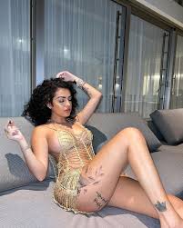 Malu Trevejo Gold Bikini - Thothub