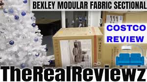 The sectional they sent in oct 2011 was crooked. Bexley 6 Piece Modular Fabric Sectional By Costco Youtube