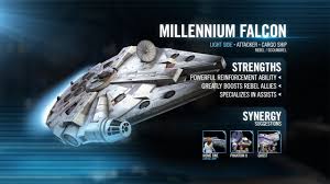 A succession of owners, including lando calrissian and han solo, have made special modifications that boosted the freighter's speed. Star Wars Galaxy Of Heroes Han S Millennium Falcon Spotlight Youtube