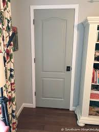 Oyster Bay Sherwin Williams Bedroom In 2020 Painted Interior Doors Blue Interior Doors Doors Interior