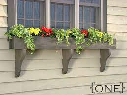 Transfer the markings from the studs to your container and drill holes into the box. Ten Diy Window Box Planter Ideas With Free Building Plans Tuesday Ten Bystephanielynn Diy Window Box Planter Window Box Flowers Window Boxes Diy