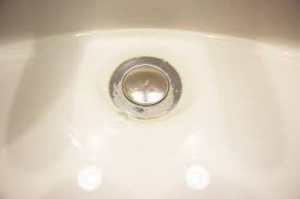 How To Remove Hard Water Stains From A Porcelain Sink Karen S Up On The Hill Hard Water Stain Remover Porcelain Sink Hard Water Stains