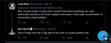 Tesla's elon musk had earlier this week decried the. Elon Musk Hints At Developing His Own Cryptocurrency