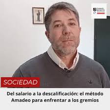 Las paritarias municipales no sólo son el espacio donde se discute el  salario. En el último tiempo, también son el escenario donde el jefe de  Gabinete, Miguel Amadeo, despliega un estilo de