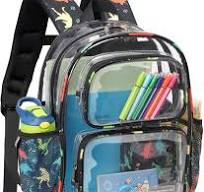 Bagseri Mochila transparente para niños, mochila para niños de 15 pulgadas  para la escuela, bolsa transparente para niños y niñas, de 3 a 7 años, 01  ...