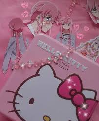 Design is to customers desires and fits your wants and needs. Hot Pink Hello Kitty Aesthetic Novocom Top