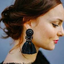 Tassel Women Long Dangle Stud Fringe Earring Ear Jewelry Fashion Drop  Bohemia