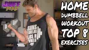 home workout routine top 8 dumbbell