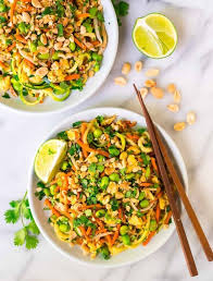 Find healthy, delicious thai recipes including thai curry, pad thai, chicken and seafood. Vegetarian Pad Thai With Zoodles Low Carb Dinner Wellplated Com
