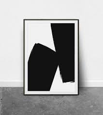 Abstract Art Shapes Black And White Printable Wall Art Scandinavian Modern Minimalist Black And White Print Abstract Shapes 01 Minimalist Art Abstract Printable Wall Art Minimalist Wall Art