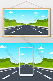 Gambar baru diunggah setiap minggu. Gambar Jalan Raya Kartun Template Psd Png Vektor Download Gratis Pikbest