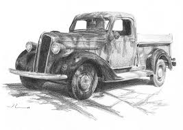 As this is a fast forward of the drawing but you will love to follow it as its easy. Classic Chevy Truck Pencil Portrait Drawing By Mike Theuer