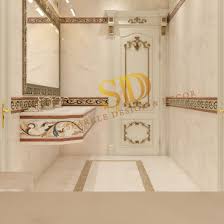 No need to settle for a plain mirror or pay a large amount for a decorative mirror. China Arabic Villa Bathroom Wall Decoration Simple Waterjet Marble Border Designs China Water Jet Marble Border Design Medallion Border Tile