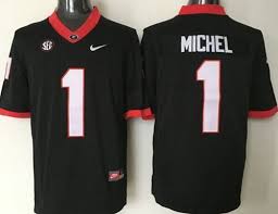 Bulldogs 1 Sony Michel Black Limited Sec Patch Stitched Ncaa Jersey Jersey Ncaa Nike Women
