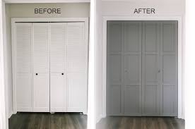 Closet doors with patterned screens that slide to open. Diy Bifold Doors Katie Lamb