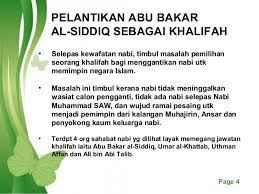Abu bakar wafat pada malam senin. Sumbangan Khalifah Abu Bakar Al Siddiq