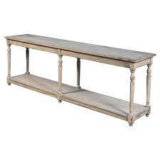 Check spelling or type a new query. Sylvie Rustic French Grey Reclaimed Pine Wood Console Table Extra Long Over 75 W Kathy Kuo Home