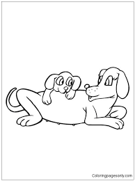 Keep your kids busy doing something fun and creative by printing out free coloring pages. Mom And Baby Coloring Pages Puppy Coloring Pages Coloring Pages For Kids And Adults