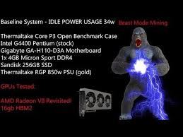 392 Amd Radeon Vii Quite Possibly The Best Mining Gpu On The Planet Extreme Efficiency With Tweaks Youtube Videos 2019 Planets Affiliate Marketing