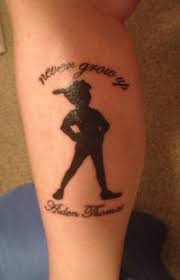 Peter Pan Tattoo Never Grow Up With Child S Name Looks Amazing Glad I Got It