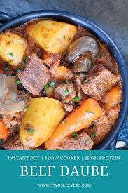 Beef Daube Instant Pot Beef Daube Pressure Cooker Beef Daube French Beef Stew Daube Rec French Beef Stew Pressure Cooker Recipes French Style Beef Stew