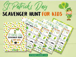 What kid doesn't love a good scavenger hunt? Easy St Patrick S Day Scavenger Hunt For Kids My Mommy Journey
