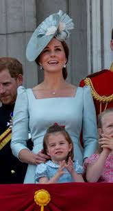Catherine Duchess Of Cambridge And Princess Charlotte Of Cambridge Princess Trooping The Colour 2018 Princess Kate