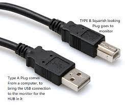 Simple computer monitors usually only have one available input, while tv monitors have multiple inputs. What Do The Upstream Downstream Usb Ports On A Monitor Do Super User