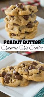 Soft Peanut Butter Chocolate Chip Cookies Dinners Dishes And Desserts L In 2020 Cookies Recipes Chocolate Chip Chocolate Cookie Recipes Peanut Butter Cookie Recipe