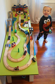 Diy Train Table Ocean Front Shack Train Table Kids Train Table Wooden Train Table