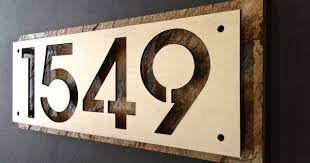 Custom House Numbers Fachadas Numero De Casa Letreros