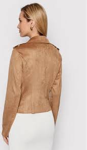 Guess Kurtka przejściowa Monica W2RL20 WEGB2 Beżowy Regular Fit